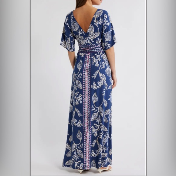 Lilly Pulitzer Parigi Boat Neck Maxi - Picture 2 of 6